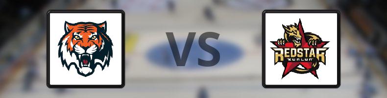 Amur Chabarovsk - HC Red Star Kunlun odds, speltips, resultat i KHL