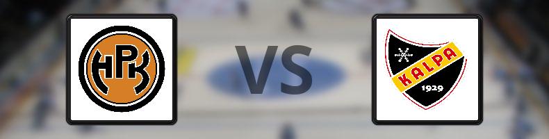 HPK - KalPa odds, speltips, resultat i SM-liiga