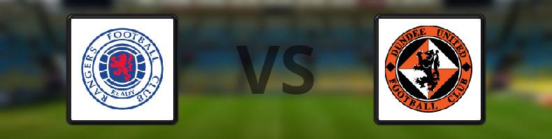 Rangers - Dundee United odds, speltips, resultat i Skotska Premiership