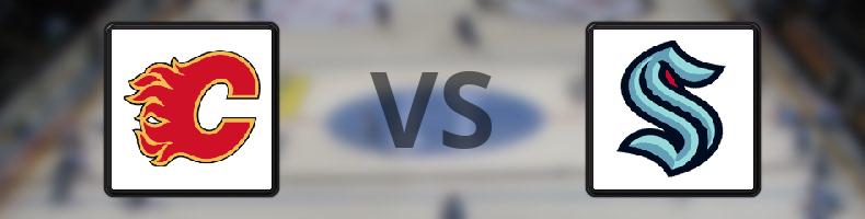 Calgary Flames - Seattle Kraken odds, speltips, resultat i NHL