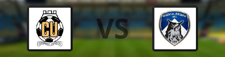 Cambridge United - Oldham odds, speltips, resultat i League Two