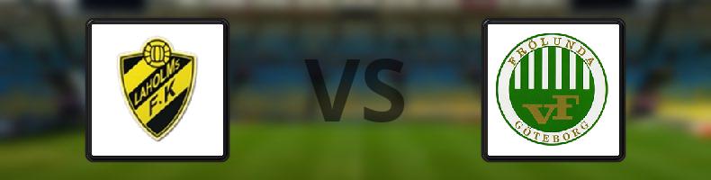 Laholms FK - Västra Frölunda IF odds, speltips, resultat i Division 2