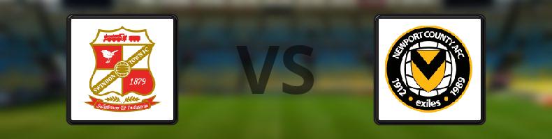 Swindon - Newport County odds, speltips, resultat i League Two