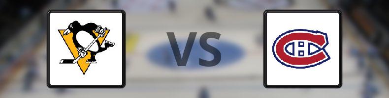 Pittsburgh Penguins - Montreal Canadiens odds, speltips, resultat i NHL