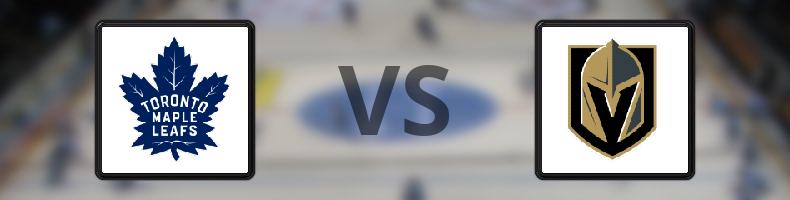 Toronto Maple Leafs - Vegas Golden Knights odds, speltips, resultat i NHL