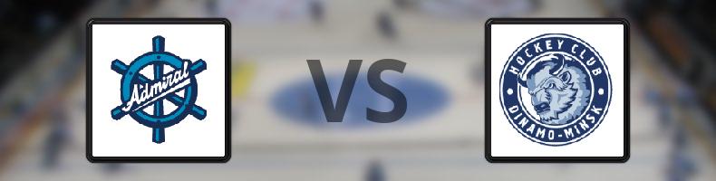 Admiral Vladivostok - Dinamo Minsk odds, speltips, resultat i KHL