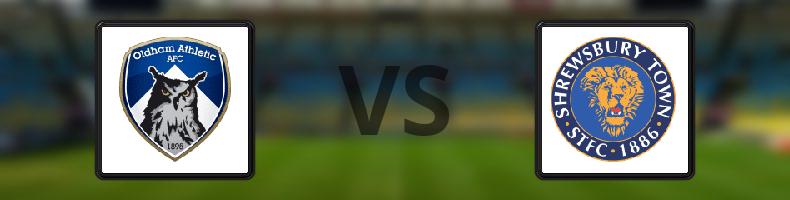 Oldham - Shrewsbury odds, speltips, resultat i League Two
