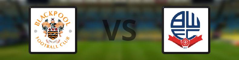 Blackpool - Bolton odds, speltips, resultat i League One