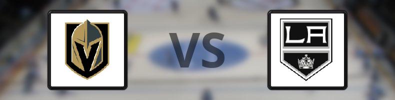 Vegas Golden Knights - Los Angeles Kings odds, speltips, resultat i NHL