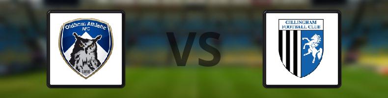 Oldham - Gillingham odds, speltips, resultat i League Two