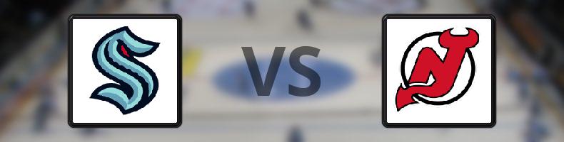 Seattle Kraken - New Jersey Devils odds, speltips, resultat i NHL