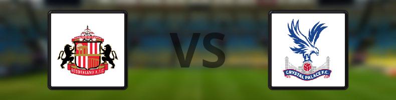 Sunderland - Crystal Palace odds, speltips, resultat i Premier League