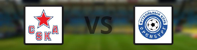 CSKA Moskva - FC Orenburg odds, speltips, resultat i Ryska Premier League