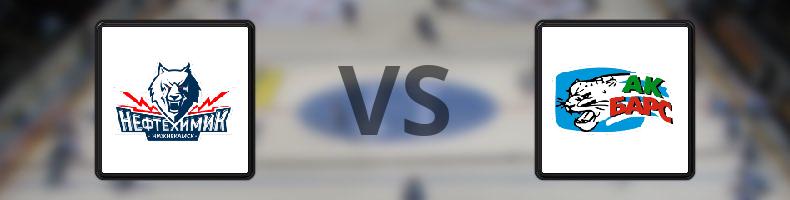 Neftekhimik - AK Bars Kazan odds, speltips, resultat i KHL