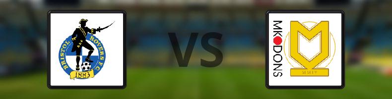 Bristol Rovers - Milton Keynes Dons odds, speltips, resultat i League Two