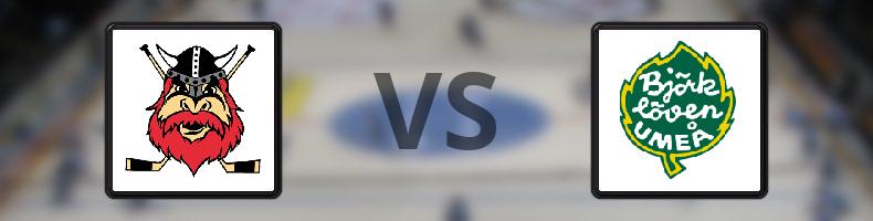 Nybro - Björklöven odds, speltips, resultat i HockeyAllsvenskan