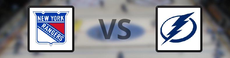 New York Rangers - Tampa Bay Lightning odds, speltips, resultat i NHL