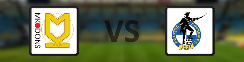Milton Keynes Dons - Bristol Rovers odds, speltips, resultat i League Two