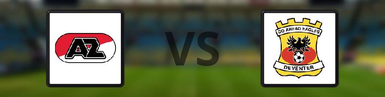 AZ Alkmaar - Go Ahead Eagles odds, speltips, resultat i Eredivisie