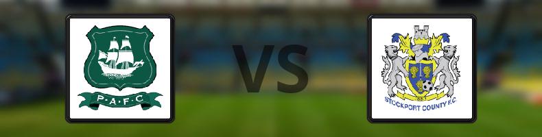 Plymouth - Stockport odds, speltips, resultat i League One