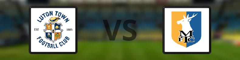 Luton - Mansfield odds, speltips, resultat i League One