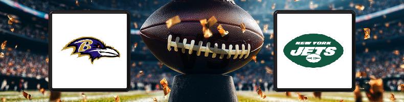 Baltimore Ravens - New York Jets odds, speltips, resultat i NFL