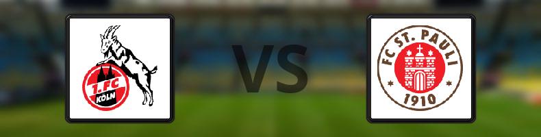 FC Köln - FC St. Pauli odds, speltips, resultat i Bundesliga