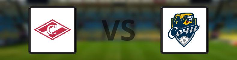 Spartak Moskva - PFC Sotji odds, speltips, resultat i Ryska Premier League