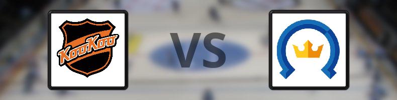 KooKoo - Kiekko-Espoo odds, speltips, resultat i SM-liiga