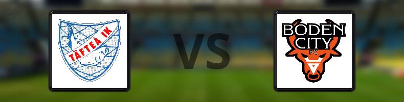 Täfteå IK - Boden City FC odds, speltips, resultat i Division 2