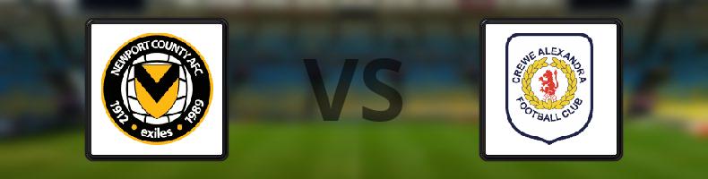 Newport County - Crewe odds, speltips, resultat i League Two
