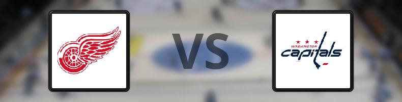 Detroit Red Wings - Washington Capitals odds, speltips, resultat i NHL