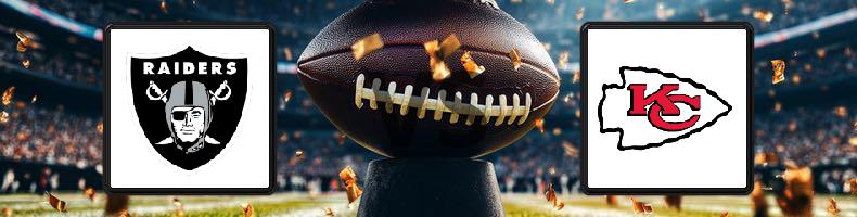 Oakland Raiders - Kansas City Chiefs odds, speltips, resultat i NFL