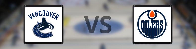 Vancouver Canucks - Edmonton Oilers odds, speltips, resultat i NHL
