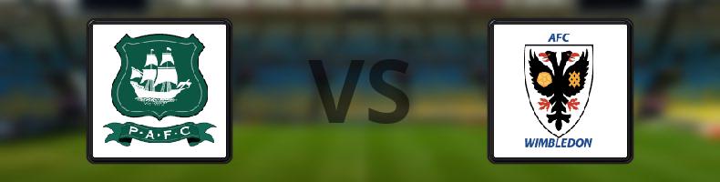 Plymouth - AFC Wimbledon odds, speltips, resultat i League One