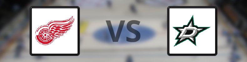 Detroit Red Wings - Dallas Stars odds, speltips, resultat i NHL