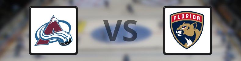 Colorado Avalanche - Florida Panthers odds, speltips, resultat i NHL