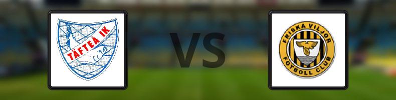 Täfteå IK - Friska Viljor FC odds, speltips, resultat i Division 2