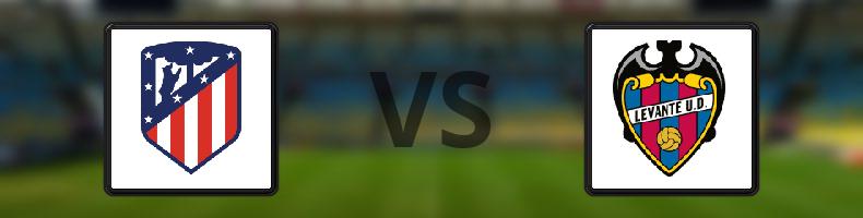 Atlético Madrid - Levante odds, speltips, resultat i La Liga
