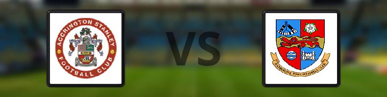 Accrington Stanley - Harrogate Town odds, speltips, resultat i League Two