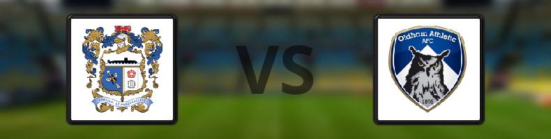 Barrow - Oldham odds, speltips, resultat i League Two