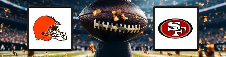 Cleveland Browns - San Francisco 49ers odds, speltips, resultat i NFL