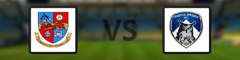 Harrogate Town - Oldham odds, speltips, resultat i League Two