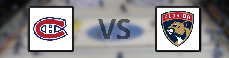 Montreal Canadiens - Florida Panthers odds, speltips, resultat i NHL