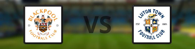 Blackpool - Luton odds, speltips, resultat i League One