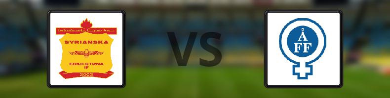Syrianska Eskilstuna IF - Åtvidabergs FF odds, speltips, resultat i Division 2