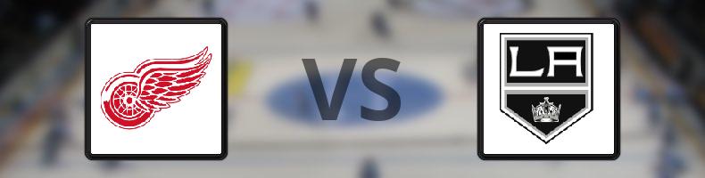 Detroit Red Wings - Los Angeles Kings odds, speltips, resultat i NHL