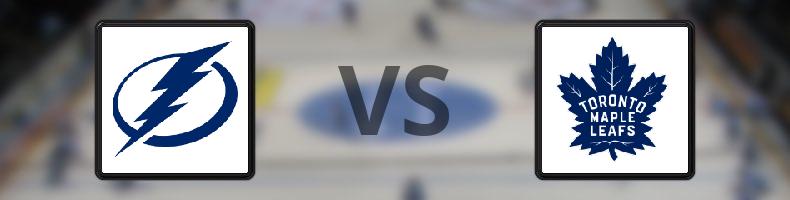 Tampa Bay Lightning - Toronto Maple Leafs odds, speltips, resultat i NHL