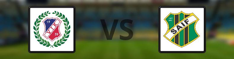 Viggbyholms IK - Sunnersta AIF odds, speltips, resultat i Division 2