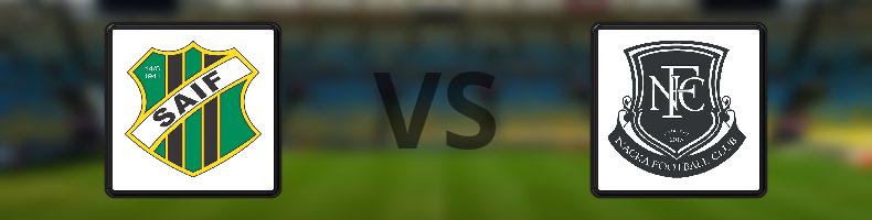 Sunnersta AIF - Nacka FF odds, speltips, resultat i Division 2